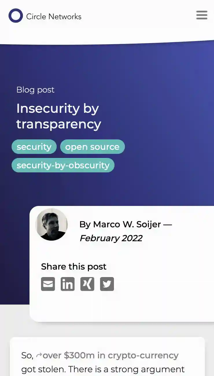Unsicherheit durch Transparenz